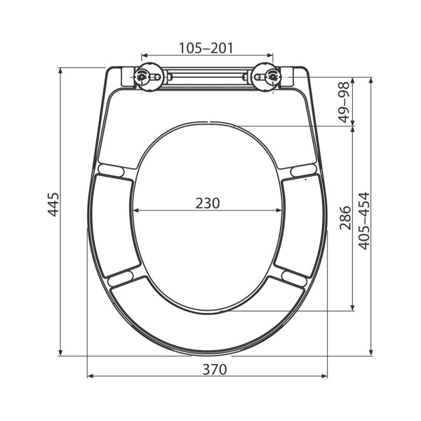 Сиденье для унитаза Alcaplast универсальное с soft-close дюропласт белое (A604) Сиденье для унитаза Alcaplast универсальное с soft-close дюропласт белое (A604)