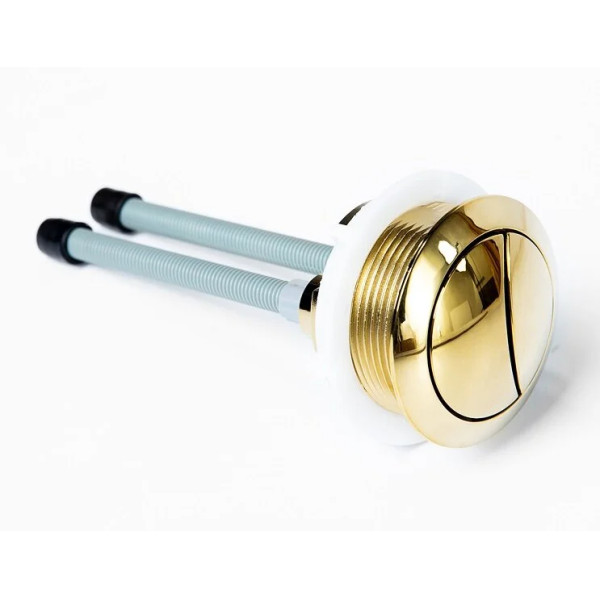 Кнопка арматуры бачка золото (CZR-BTN-G)