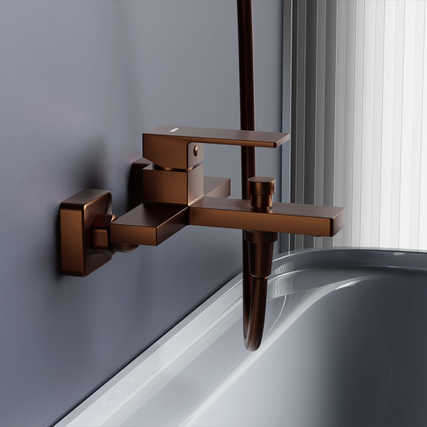 Смеситель для ванны и душа Damixa Gala розовое золото (531000500)