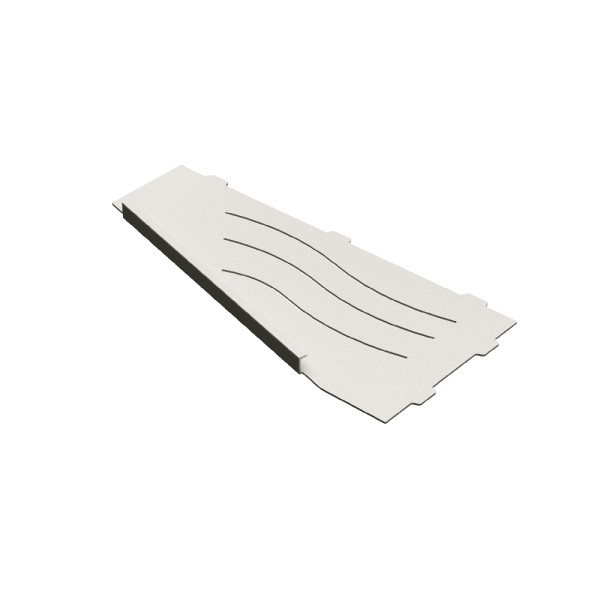 Полка в ванную комнату RGW MT-11W (левая) белая (49279911-01L)