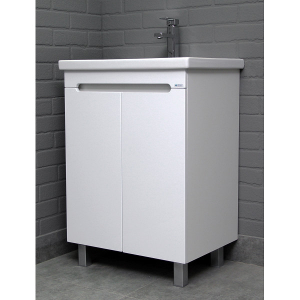 Тумба напольная Como 60 Аура без ящика Айсберг Домино (DA2502T) Тумба напольная Como 60 Аура без ящика Айсберг Домино (DA2502T)