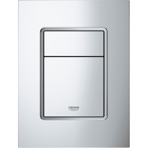 Клавиша смывная Grohe Skate Cosmopolitan для унитаза размер S хром (37535000) Клавиша смывная Grohe Skate Cosmopolitan для унитаза размер S хром (37535000)