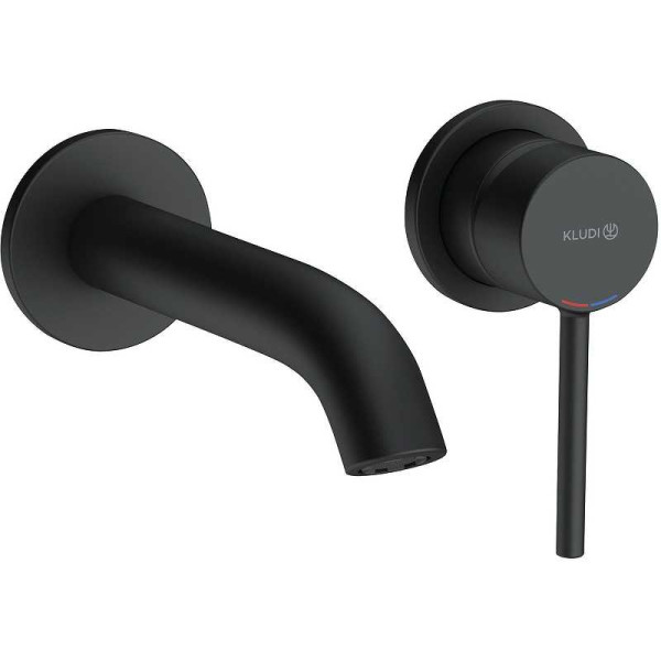 Смеситель для раковины Kludi Bozz Black черный (382443976)