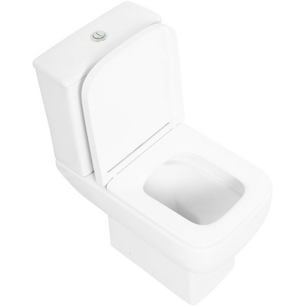 Сиденье для унитаза BelBagno Aurora белое, с soft close (BB8604SC)