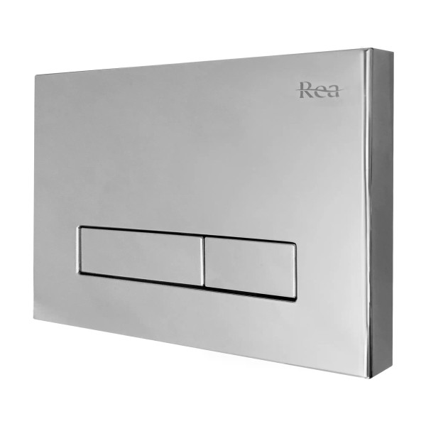 Клавиша смывная Rea H Chrom хром матовый (REA-E5691)