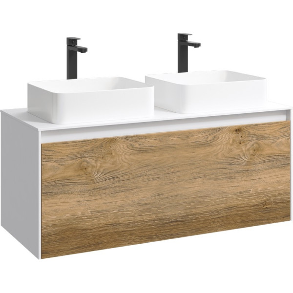 Тумба подвесная Aqwella Mobi 1200x500x510 белый (MOB0112W) Тумба подвесная Aqwella Mobi 1200x500x510 белый (MOB0112W)