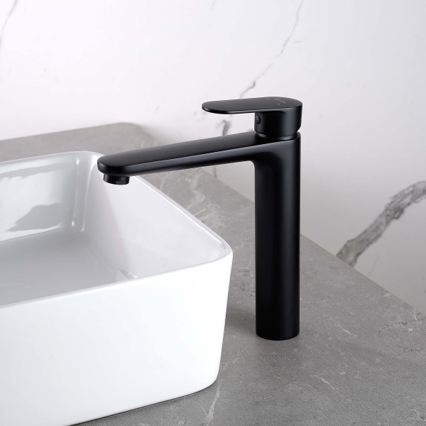 Смеситель для раковины Aquatek Ника черный матовый (AQ1804MB)