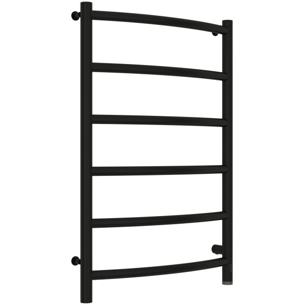 Полотенцесушитель электрический Сунержа Галант 4.0 800x500 провод справа матовый чёрный (31-0831-8050)