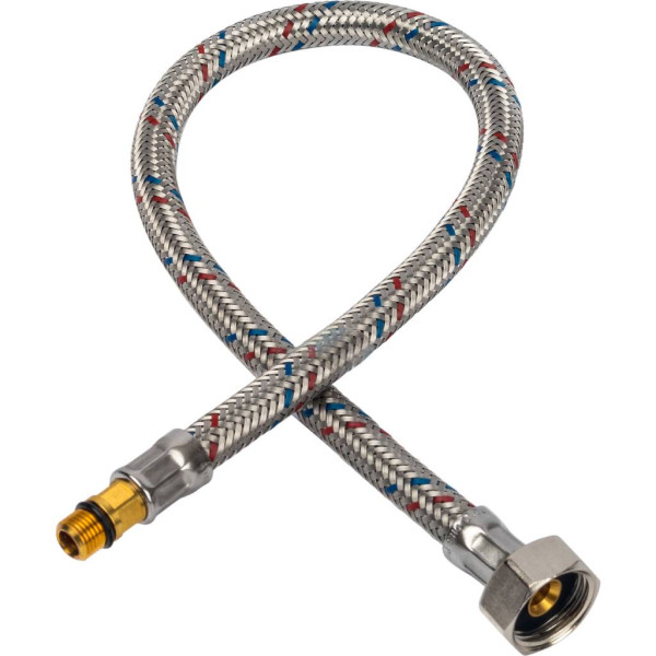 Подводка гибкая для смесителя 1000 мм. 1/2"*М10 L=18 мм. (нерж. сталь) SHF-0029-181015 Подводка гибкая для смесителя 1000 мм. 1/2"*М10 L=18 мм. (нерж. сталь) SHF-0029-181015