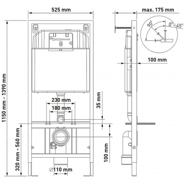 Комплект инсталляция с унитазом Berges Novum c с кнопкой L3 хром глянец, унитаз Strati Rimless, сидение Strati Slim SO (042448) Комплект инсталляция с унитазом Berges Novum c с кнопкой L3 хром глянец, унитаз Strati Rimless, сидение Strati Slim SO (042448)