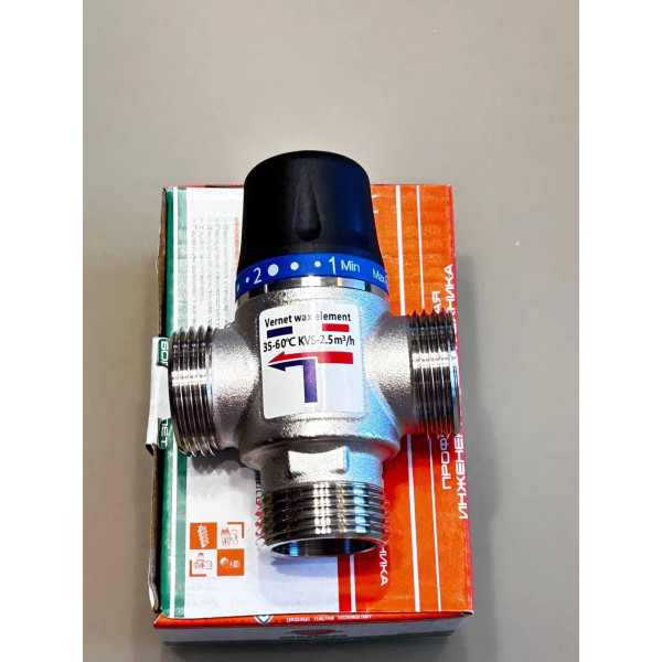 Вентиль термостатический смесительный 1" Vieir 35-60°C (VR181)