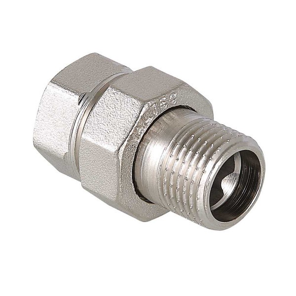 Сгон прямой 1" ВН Valtec (никель) (VTr.341.N.0006) Сгон прямой 1" ВН Valtec (никель) (VTr.341.N.0006)
