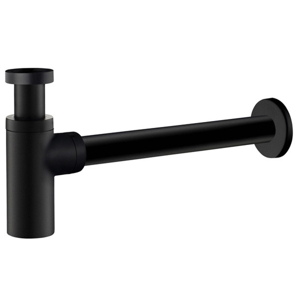 Сифон Timo для раковины черный (958/03L)