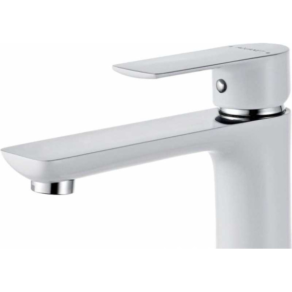 Смеситель для раковины Aquanet Arctic белый, хром (AF520-11СW) Смеситель для раковины Aquanet Arctic белый, хром (AF520-11СW)