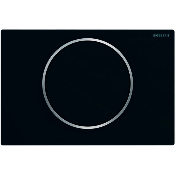 Клавиша смывная Geberit Sigma10 черный матовый лак (115.758.14.5) Клавиша смывная Geberit Sigma10 черный матовый лак (115.758.14.5)