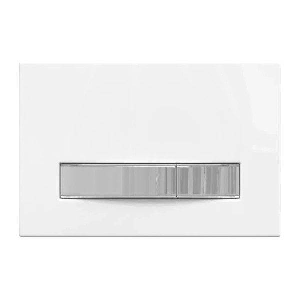 Комплект инсталляция с унитазом Berges Atom Line кнопка белая/хром глянец, унитаз Gamma, сиденье с soft-close (043340)