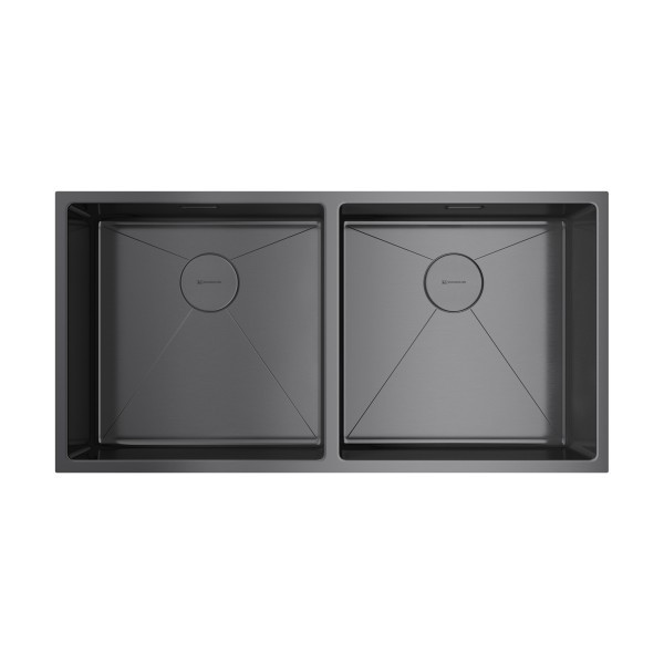 Мойка для кухни врезная Omoikiri Taki 86-2-GM 845x440 вороненая сталь (4993793) Мойка для кухни врезная Omoikiri Taki 86-2-GM 845x440 вороненая сталь (4993793)