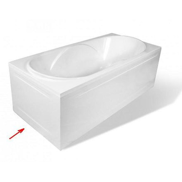 Экран торцевой для ванны Эстет Астра 800х570 Экран торцевой для ванны Эстет Астра 800х570