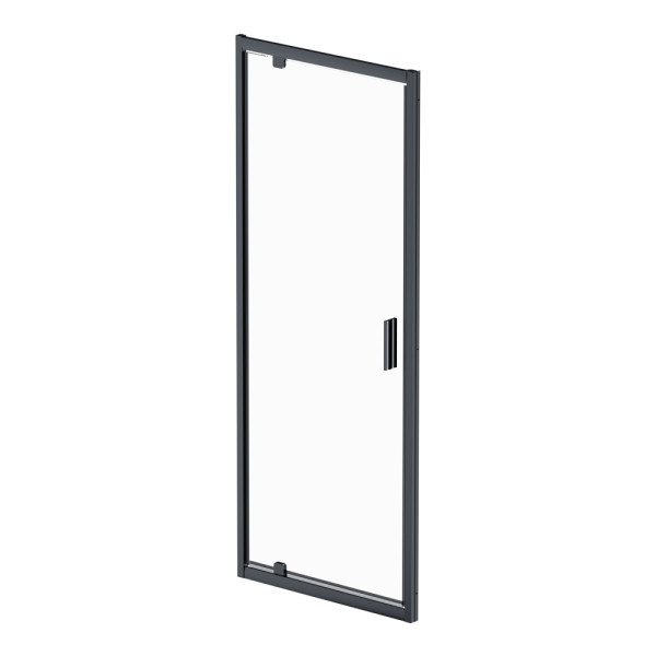 Душевая дверь AM.PM Gem 80x195 стекло прозрачное, профиль черный матовый (W90G-80-1P-BT)