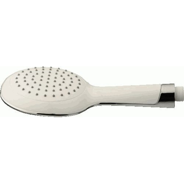 Душевая лейка Melodia 1 функция d120 хром/белый (20538/MKP20538) Душевая лейка Melodia 1 функция d120 хром/белый (20538/MKP20538)