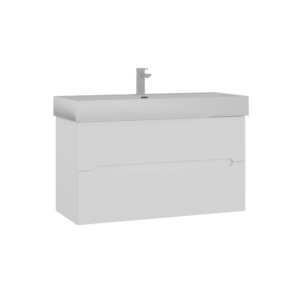 Тумба подвесная Orka Malta 1000x470x630 с раковиной белый матовый (5001477) Тумба подвесная Orka Malta 1000x470x630 с раковиной белый матовый (5001477)