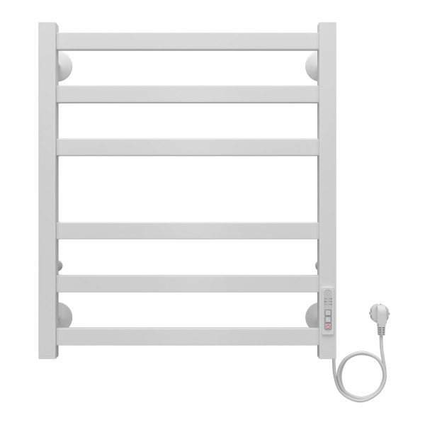 Полотенцесушитель электрический Azario Palermo 500x600 белый Полотенцесушитель электрический Azario Palermo 500x600 белый