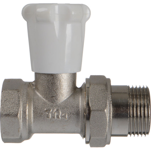 Клапан регулировочный прямой 3/4" TeRma (никель) (33952) Клапан регулировочный прямой 3/4" TeRma (никель) (33952)