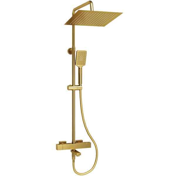 Душевая система WasserKRAFT золотой (A199.260.201.BG Thermo)