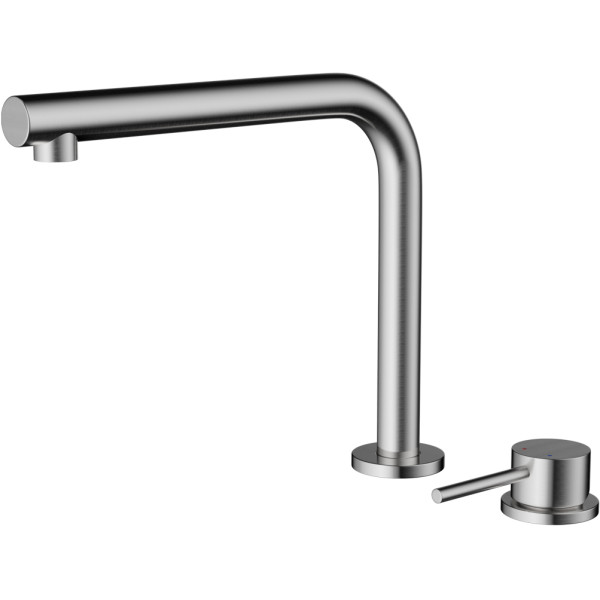 Смеситель для кухни Omoikiri Nara-BN нержавеющая сталь (4994328)