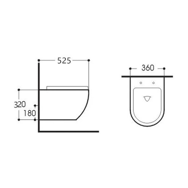 Унитаз подвесной Aquatek Европа белый матовый (AQ1901-MW)