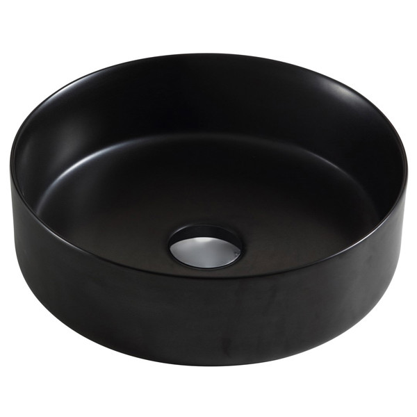 Раковина накладная Azario Tours 35,5x12x35,5 черная (AZ-3134-MB)