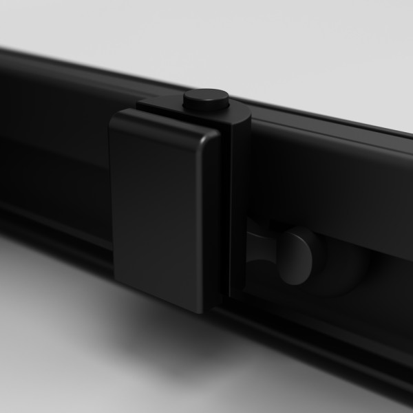 Душевой уголок AM.PM Func Square Slide 120х80 стекло прозрачное, профиль черный (W84G-403-12080-BT)