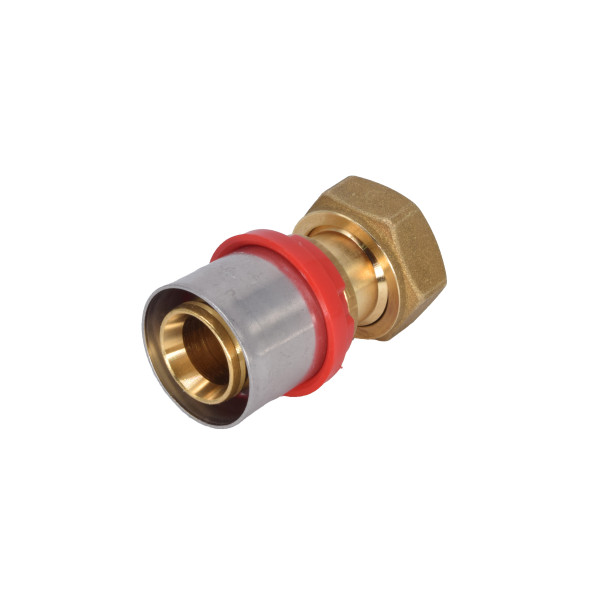 Соединение прямое Tiemme 26х3/4" с накидной гайкой (пресс) (1650072 / 1665G002605CZ) Соединение прямое Tiemme 26х3/4" с накидной гайкой (пресс) (1650072 / 1665G002605CZ)