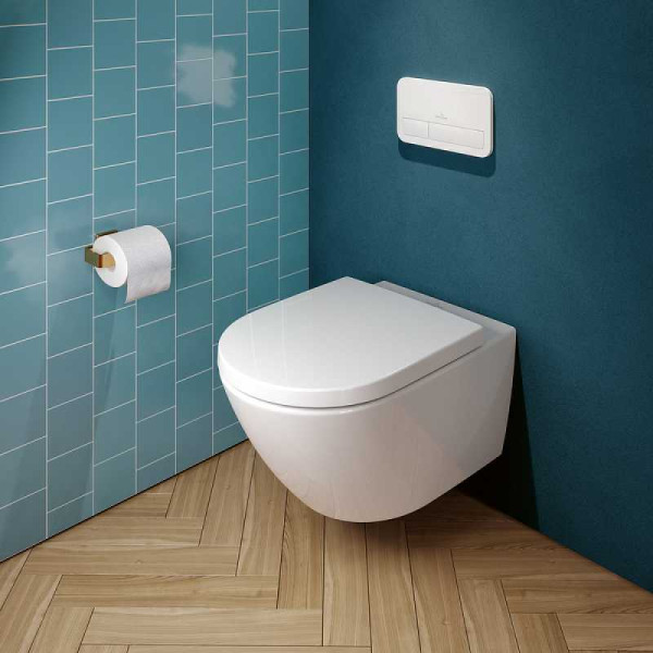 Унитаз подвесной Villeroy & Boch Subway 3.0 с сиденьем QuickRelease и SoftClosing (4670TS01)