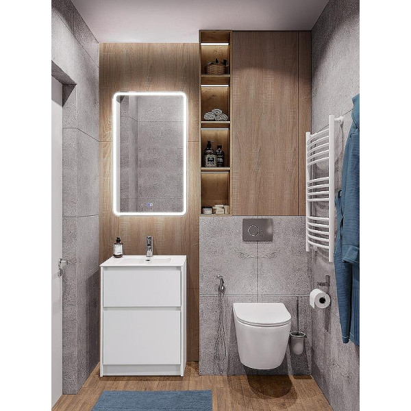 Тумба напольная BelBagno Kraft 39 600x390x830 Bianco Opaco/матовый (KRAFT39-600/390-2C-PIA-BO)