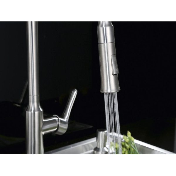 Смеситель для кухни Belbagno сатин (BB-LAM38-IN) Смеситель для кухни Belbagno сатин (BB-LAM38-IN)