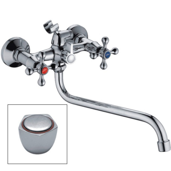 Смеситель для ванны и душа Ledeme с душевым гарнитуром (L2309) Смеситель для ванны и душа Ledeme с душевым гарнитуром (L2309)