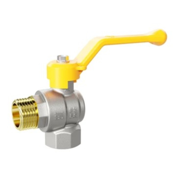Кран угловой газовый 1/2" ВН шаровый LD Pride (желтая ручка) (LD 47.253.15) Кран угловой газовый 1/2" ВН шаровый LD Pride (желтая ручка) (LD 47.253.15)