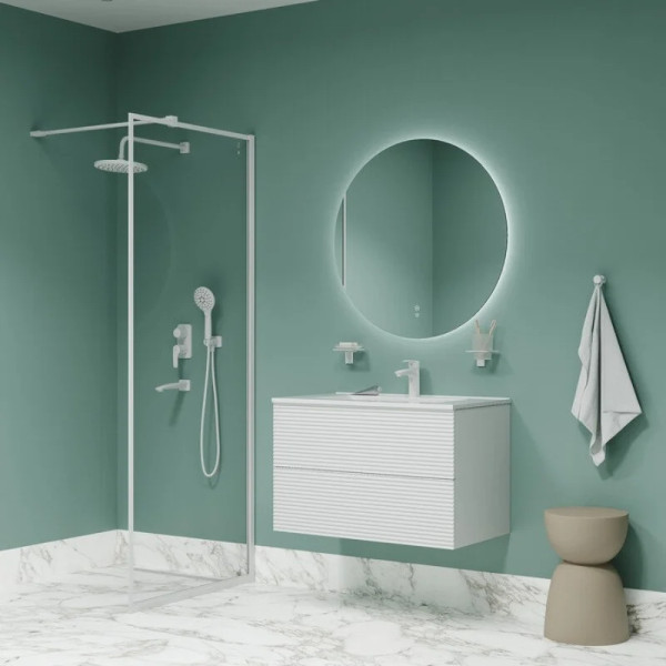 Душевая система Iddis Ray белый матовый (RAYWT03i68)