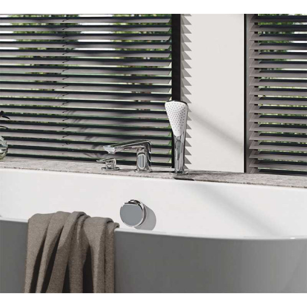 Смеситель для ванны и душа Kludi Ameo с душевым гарнитуром (414470575) Смеситель для ванны и душа Kludi Ameo с душевым гарнитуром (414470575)