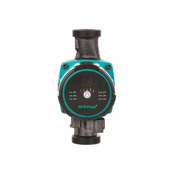 Насос циркуляционный Shinhoo Master S 25-6 180 (G 1 1/2" с гайками энергоэффективный) (71111003) Насос циркуляционный Shinhoo Master S 25-6 180 (G 1 1/2" с гайками энергоэффективный) (71111003)