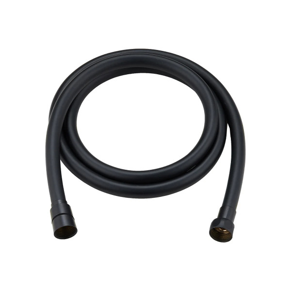 Шланг для душа 1600 мм черный матовый ПВХ Essential Milardo (180P16BM19)