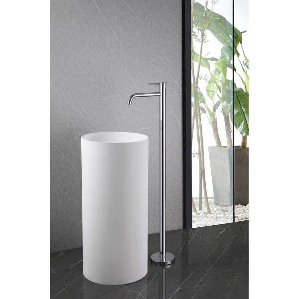 Смеситель напольный Abber Wasser Kreis хром (AF8140)