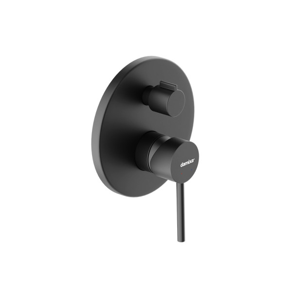 Душевая система Damixa Scandinavian Pure с душевым набором чёрный (936510300)