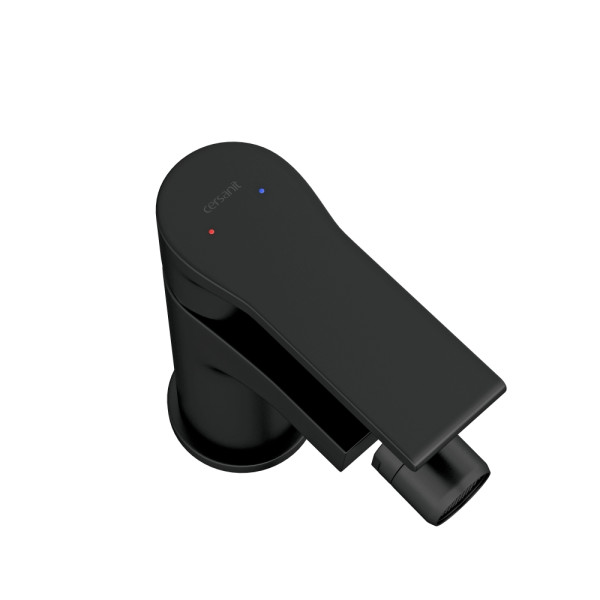 Смеситель для биде Cersanit Brasco Black черный (А63110) Смеситель для биде Cersanit Brasco Black черный (А63110)