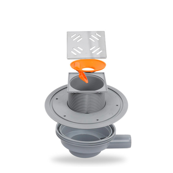 Трап для душа с решеткой Metaleks Linia 10x10 см с сухим затвором, выход 40 мм (11.22) Трап для душа с решеткой Metaleks Linia 10x10 см с сухим затвором, выход 40 мм (11.22)