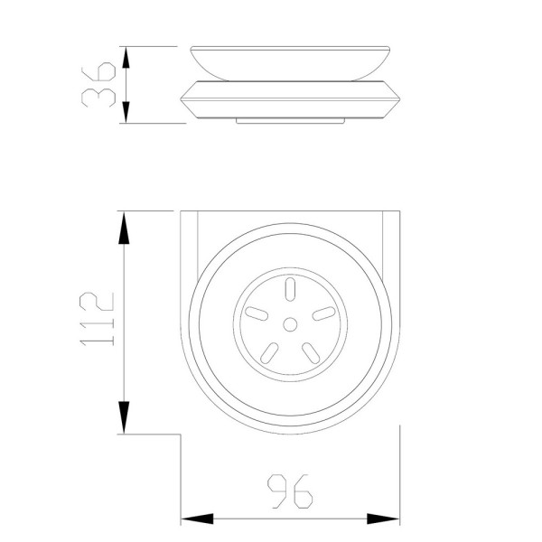 Мыльница Abber Nord сатин (AA1558SP) Мыльница Abber Nord сатин (AA1558SP)