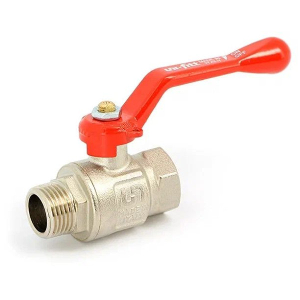 Кран 1 1/2" ВН шаровый Uni-Fitt Etalon (ГОСТ, красная ручка) 111L6000 Кран 1 1/2" ВН шаровый Uni-Fitt Etalon (ГОСТ, красная ручка) 111L6000