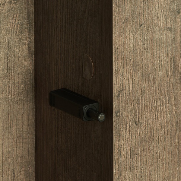 Шкаф подвесной Aquaton Терра 350x140x850 дуб кантри, антрацит (1.A247.1.03T.EKA.0)