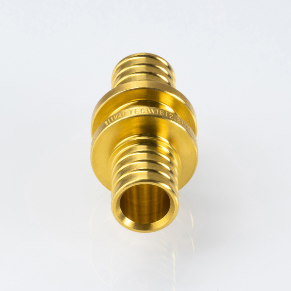 Соединение прямое 20х20 Valtec PE-Xa VTm.403.G (латунь) VTm.403.G.002020 Соединение прямое 20х20 Valtec PE-Xa VTm.403.G (латунь) VTm.403.G.002020